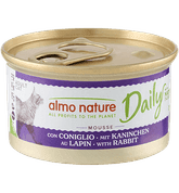 ALMO NATURE DAILY MENU - PENA S KRÁLIKOM 85G - KONZERVY PRE MAČKY