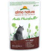 ALMO NATURE HOLISTIC ANTIHAIRBALL S HOVÄDZÍM 70G VÝHODNÉ BALENIE 30KS - KONZERVY PRE MAČKY