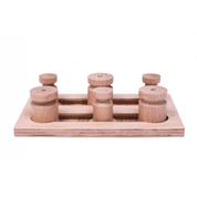 DREVENÝ HLAVOLAM PLAYGROUND - MODUL 1A - HLAVOLAMY