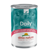 ALMO NATURE DAILY MENU - S BRAVČOVÝM 400G VÝHODNÉ BALENIE 24KS - KONZERVY PRE PSOV