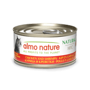 ALMO NATURE HFC NATURAL - KURACÍ A KREVETY 70G VÝHODNÉ BALENIE 24KS - KONZERVY PRE MAČKY