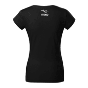 MARP DÁMSKE TRIČKO STATEMENT - ČIERNE - MARP MERCH