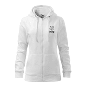 MARP DÁMSKA MIKINA S KAPUCŇOU MINIMAL - BIELA - MARP MERCH