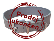KOŽENÝ OBOJOK SETA - SIVÁ - OBOJKY PRE PSOV