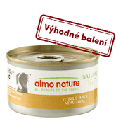 ALMO NATURE HFC NATURAL - TEĽACIE 95G VÝHODNÉ BALENIE 24KS - KONZERVY PRE PSOV