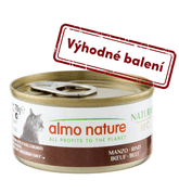 ALMO NATURE HFC NATURAL - HOVÄDZIE 70G VÝHODNÉ BALENIE 24KS - KONZERVY PRE MAČKY