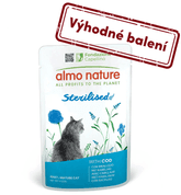 ALMO NATURE HOLISTIC STERILISED - TRESKA 70G VÝHODNÉ BALENIE 30KS - KONZERVY PRE MAČKY