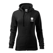 MARP DÁMSKA MIKINA S KAPUCŇOU MINIMAL - ČIERNA - MARP MERCH