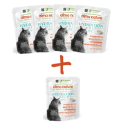 ALMO NATURE HFC HYDRATAČNÍ KAPSIČKA - KUŘECÍ VÝVAR S FILETY 50G 4+1 ZDARMA - KONZERVY PRE MAČKY