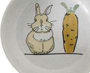 NOBBY CARROT PLUS  KERAMICKÁ MISKA PRE HLODAVCE BIELA 11 X 4,5 CM - DROBNÉ CICAVCE