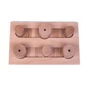 DREVENÝ HLAVOLAM PLAYGROUND - MODUL 1A - HLAVOLAMY