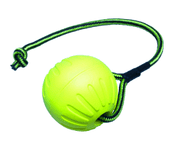 BAFPET LOPTIČKA FOAM SO ŠNÚRKOU - ŽLTÁ - HRAČKY PRE PSOV