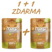 MARP HOLISTIC PLUS KAPSIČKA PRE MAČKY - KURA S KREVETAMI VO VÝVARE 55G 1 + 1 KS ZADARMO - KONZERVY PRE MAČKY