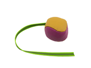 BAFPET KOŽENÁ LOPTIČKA S COURAČKOU - MIX BAREV - ŠPORT A VÝCVIK