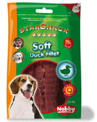 NOBBY STARSNACK SOFT DUCK FILLET MÄKKÉ KAČACIE FILETKY 70G - MAŠKRTY PRE PSOV