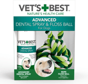 VET`S BEST DENTÁLNY SPREJ 120ML + ŽUVACÍ LANOVÝ UZOL 6CM - HYGIENA