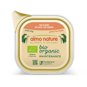 ALMO NATURE BIO ORGANIC - VANIČKA PRE PSOV S LOSOSOM 100G VÝHODNÉ BALENIE 32KS - KONZERVY PRE PSOV