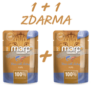 MARP HOLISTIC PLUS KAPSIČKA PRE MAČKY - TUNIAK S KREVETAMI V ŽELÉ 55G 1 + 1 KS ZADARMO - KONZERVY PRE MAČKY