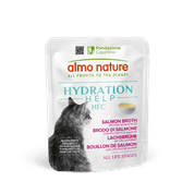 ALMO NATURE HFC HYDRATAČNÍ KAPSIČKA - LOSOSOVÝ VÝVAR S FILETY 50G 4+1 ZDARMA - KONZERVY PRE MAČKY
