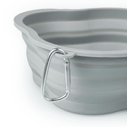 AMARAGO SILIKÓNOVÁ SKLADACIA MISKA 1000ML - ŠEDÁ - MISKY PRE PSOV