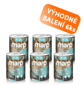 MARP VARIETY SINGLE KRÁLIK KONZERVA PRE PSOV 6X400G - KONZERVY PRE PSOV