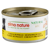 ALMO NATURE HFC NATURAL - KURACIE STEHNÁ 95G VÝHODNÉ BALENIE 24KS - KONZERVY PRE PSOV