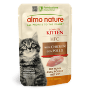 ALMO NATURE HFC KITTEN - S KURACÍM 55G VÝHODNÉ BALENIE 24 KS - KONZERVY PRE MAČKY