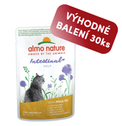 ALMO NATURE HOLISTIC INTESTINAL HELP S KURAŤOM 70G VÝHODNÉ BALENIE 30KS - KONZERVY PRE MAČKY