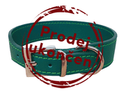 KOŽENÝ OBOJOK SETA - ZELENÁ - OBOJKY PRE PSOV