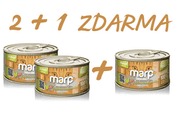 MARP HOLISTIC PLUS KONZERVA PRE MAČKY – KURA S KREVETAMI A BRUSNICAMI V ŽELÉ 70G 2 + 1 KS ZADARMO - KONZERVY PRE MAČKY