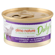 ALMO NATURE DAILY MENU - PENA S KRÁLIKOM 85G VÝHODNÉ BALENIE 24KS - KONZERVY PRE MAČKY