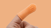AMARAGO SILIKÓNOVÁ ZUBNÁ KEFKA NA PRST - MIX FARIEB - HYGIENA