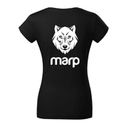 MARP DÁMSKE TRIČKO SIGNATURE - ČIERNE - MARP MERCH
