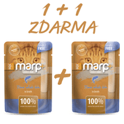 MARP HOLISTIC PLUS KAPSIČKA PRE MAČKY - TUNIAKOVÉ FILETY VO VÝVARE 55G 1 + 1 KS ZADARMO - KONZERVY PRE MAČKY