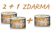 MARP HOLISTIC PLUS KONZERVA PRE MAČKY – TUNIAKOVÉ PATÉ S KREVETAMI 70G 2 + 1 KS ZADARMO - KONZERVY PRE MAČKY