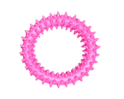 GUMOVÝ KRUH „JEŽEK" - RUŽOVÁ - HRAČKY PRE PSOV