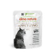 ALMO NATURE HFC HIGHLY APPETIZING - SARDINKY 50G 4+1 ZDARMA - KONZERVY PRE MAČKY