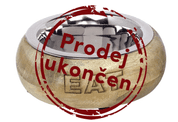 NOBBY NEREZOVÁ MISKA  V DREVENOM PÚZDRE 800ML / 18CM - MISKY PRE PSOV