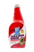 OUT! SUPER ÚČINNÝ ODSTRAŇOVAČ ZÁPACHU A NEČISTÔT PRE PSOV 945ML - ČISTIACE PROSTRIEDKY
