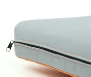 MATRACE AMINELA - 120X80X10CM HALF AND HALF (SIVÁ/ORANŽOVÁ) - PELECHY PRE PSOV