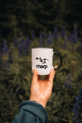 MARP KERAMICKÝ HRNČEK S ČIERNYM UCHOM 325 ML - MARP MERCH