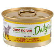 ALMO NATURE DAILY MENU - PENA S KURAŤOM 85G VÝHODNÉ BALENIE 24KS - KONZERVY PRE MAČKY