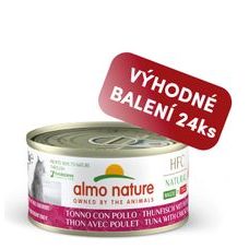 Almo Nature HFC Natural Made in Italy - Tuniak s kuraťom 70g výhodné balenie 24ks