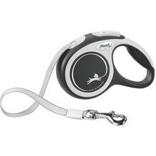 Flexi New Comfort XS vodítko pásik 3m/12kg čierna