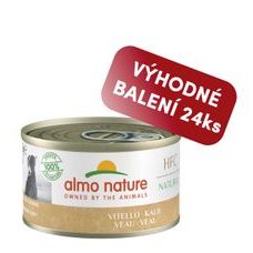Almo Nature HFC Natural - Teľacie 95g výhodné balenie 24ks