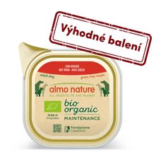 Almo Nature Bio Organic - vanička pre psov s hovädzím 100g výhodné balenie 32ks