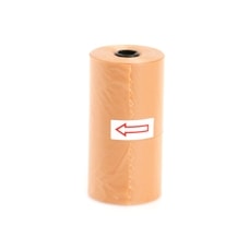 Vrecúška AMINELA na exkrementy 1 role - oranžová