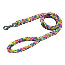 BAFPET Lanové pletené vodítko HUGO - Disco