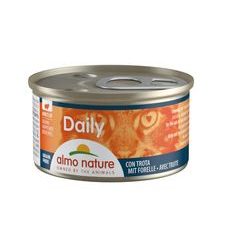 Almo Nature Daily Menu WET CAT - Kúsky so pstruhom 85g výhodné balenie 24ks