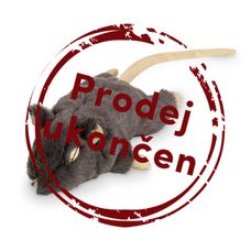 Nobby plyšová myš sivá 19 cm